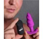 Xr - Bang! VIBRATED ANAL TORNADO SILICONE USB W/ PURPLE REMOTE