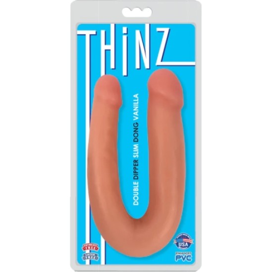 Xr - Thinz DOUBLE THINZ FLESH FINE DILDO 33 CM