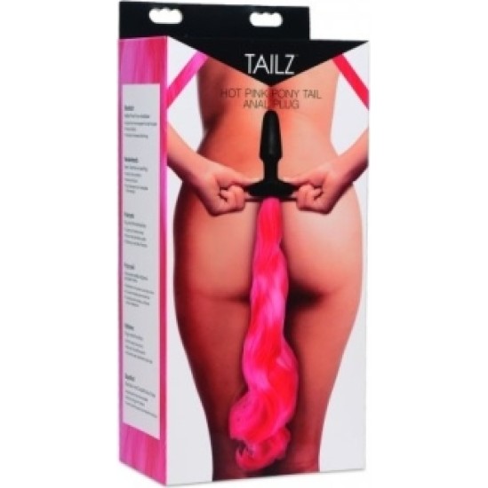 Xr - Tailz PONY TAIL PLUG SILICONE INTENSE ROOSA