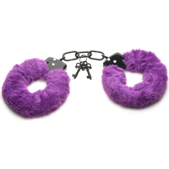 Xr - Masterseries PURPLE PLUSH HANDCUFFS