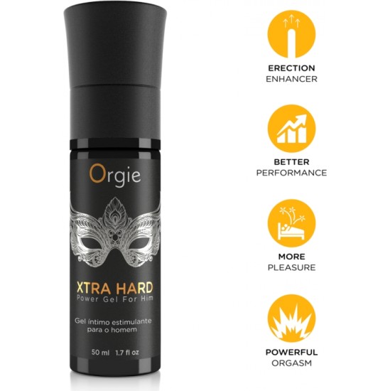 Orgie XTRA HARD POWER EREKCIJAS PALIELINĀTĀJS 50 ML