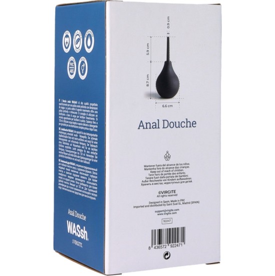 Virgite - Wassh BLACK ANAL CLEANING ENEMA 120 ML