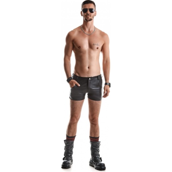 Demoniq FEDERICO WETLOOK SHORTS BLACK L