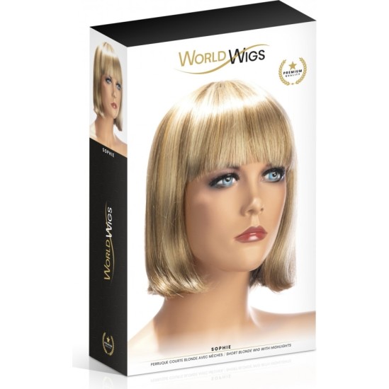 World Wigs SOPHIE WIG MEDIUM HAIR WITH BLONDE HIGHLIGHTS