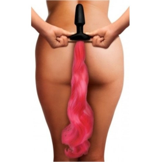 Xr - Tailz PONY TAIL PLUG SILICONE INTENSE ROOSA