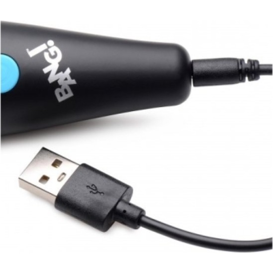 Xr - Bang! MINI MASAGER WAND 10 FUNKCIJŲ USB MĖLYNA