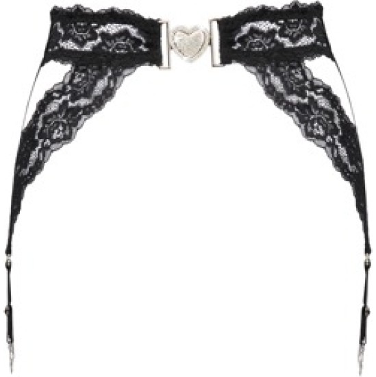 Cottelli Lingerie Suspender Belt heart S/M