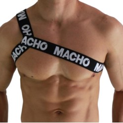 Macho Underwear MACHO - ROMAN HARNESS WHITE L/XL