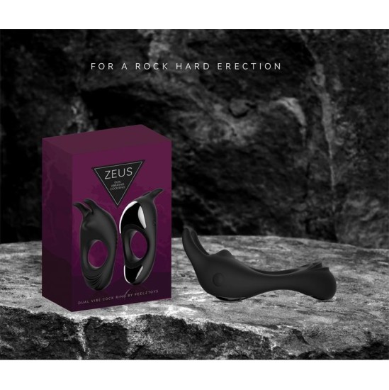 Feelztoys Zeus Vibrating Double Penis Ring