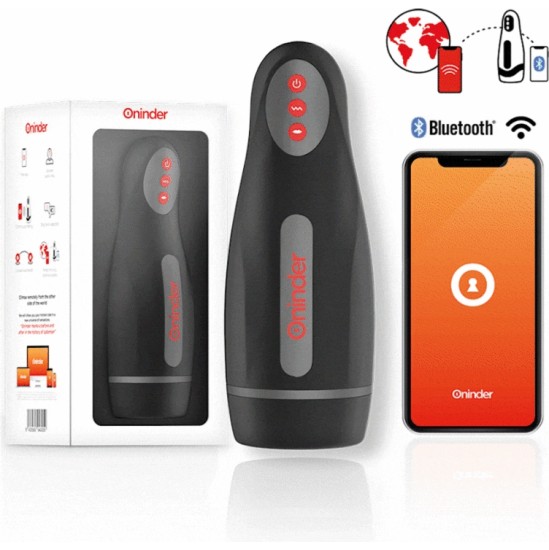 Oninder SEOUL RECHARGEABLE MALE MASTURBATOR 10 SPEED - FREE APP