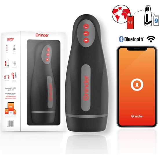 Oninder SEOUL RECHARGEABLE MALE MASTURBATOR 10 SPEED - FREE APP