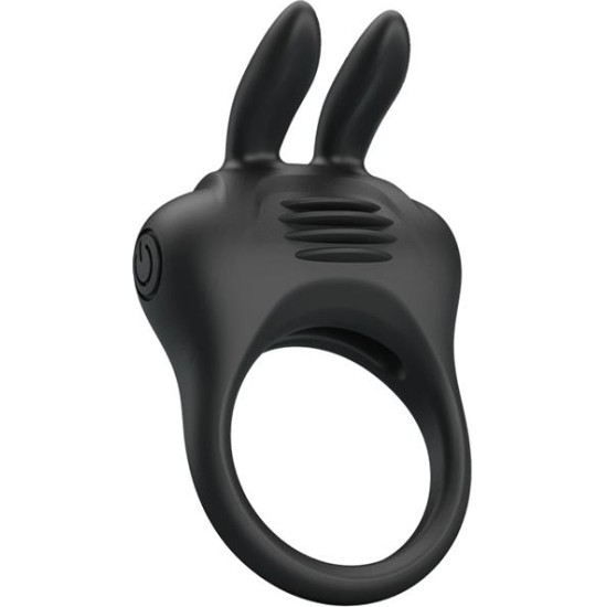 Prettylove Davion Cock ring with vibration and Rabit