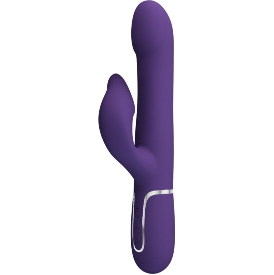 Pretty Love Flirtation PRETTY LOVE – ZALIN RABBIT VIBRATOR PEARLS 4 IN 1 PURPLE