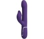 Pretty Love Flirtation PRETTY LOVE - ZALIN RABBIT VIBRATOR PEARLS 4 IN 1 PURPLE