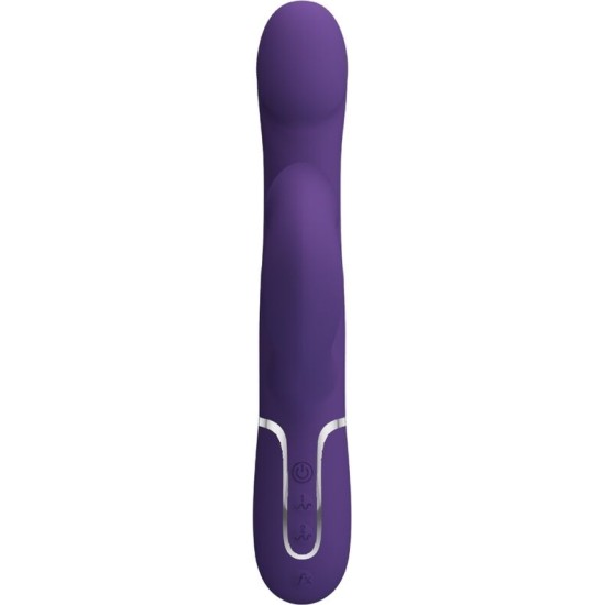 Pretty Love Flirtation PRETTY LOVE – ZALIN RABBIT VIBRATOR PEARLS 4 IN 1 PURPLE