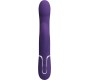 Pretty Love Flirtation PRETTY LOVE - ZALIN RABBIT VIBRATOR PEARLS 4 IN 1 PURPLE