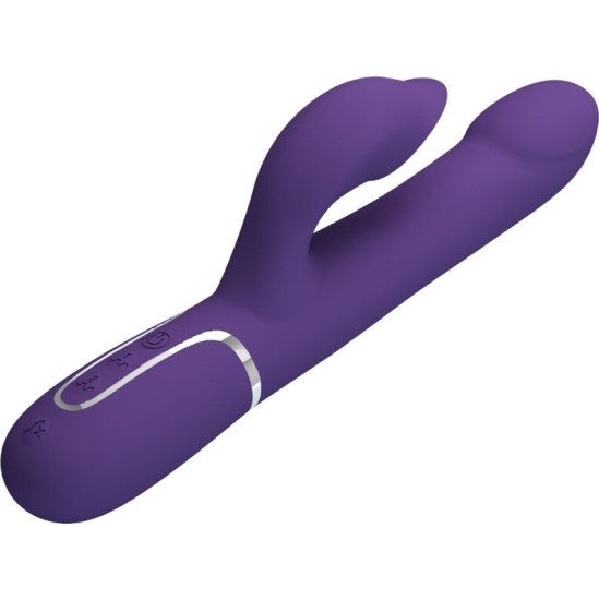 Pretty Love Flirtation PRETTY LOVE – ZALIN RABBIT VIBRATOR PEARLS 4 IN 1 PURPLE