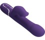 Pretty Love Flirtation PRETTY LOVE - ZALIN RABBIT VIBRATOR PEARLS 4 IN 1 PURPLE