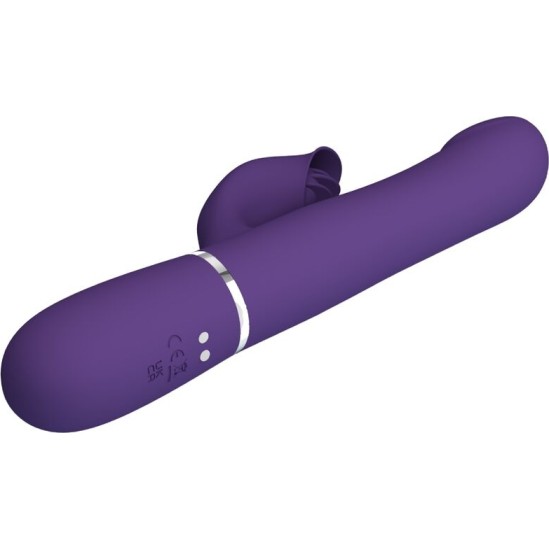 Pretty Love Flirtation PRETTY LOVE – ZALIN RABBIT VIBRATOR PEARLS 4 IN 1 PURPLE