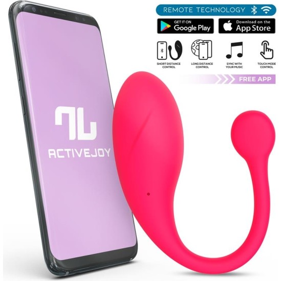 Intoyou App Series Виброяйцо Bulby с приложением Red