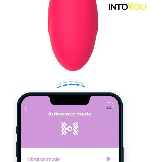 Intoyou App Series Виброяйцо Bulby с приложением Red