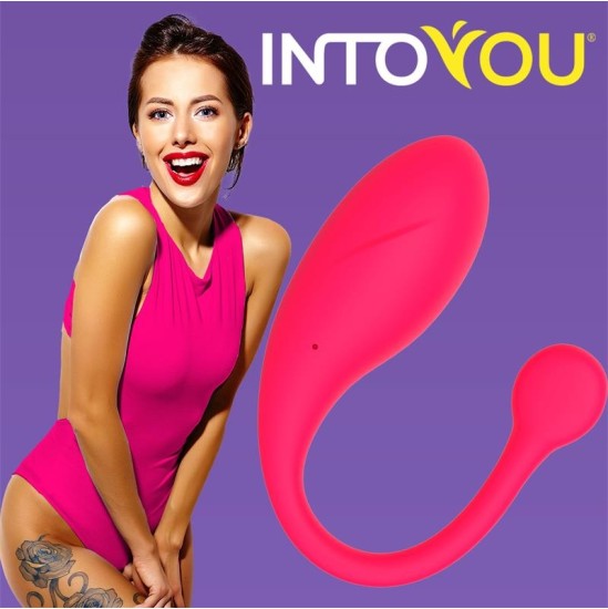 Intoyou App Series Виброяйцо Bulby с приложением Red