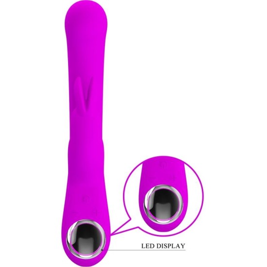 Prettylove Lamar Vibrator G-Spot Rabbit Violet
