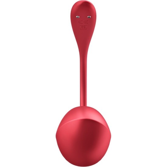 Satisfyer Partner APMIERINĀTĀJS — BEZMAKSAS LIETOTNE SPĪDĪGA PETAL G POINT TĀLVADĪBAS PULTS STIMULĀTORS RED