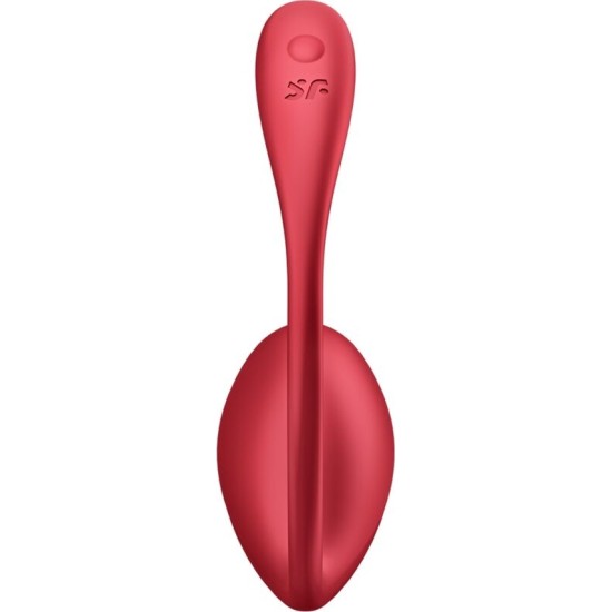 Satisfyer Partner SATISFYER - БЛЕСТНЫЙ ЛЕПЕСТОК G ТОЧКИ ДИСТАНЦИОННОГО УПРАВЛЕНИЯ СТИМУЛЯТОР КРАСНЫЙ БЕСПЛАТНОЕ ПРИЛОЖЕНИЕ