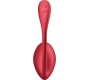 Satisfyer Partner APMIERINĀTĀJS — BEZMAKSAS LIETOTNE SPĪDĪGA PETAL G POINT TĀLVADĪBAS PULTS STIMULĀTORS RED