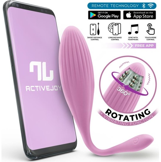 Intoyou App Series Vibrating Egg with Rotating Beads and APP USB