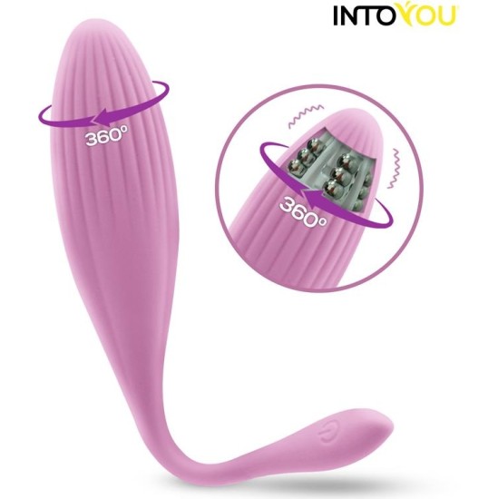 Intoyou App Series Vibrating Egg with Rotating Beads and APP USB