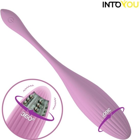 Intoyou App Series Vibrating Egg with Rotating Beads and APP USB