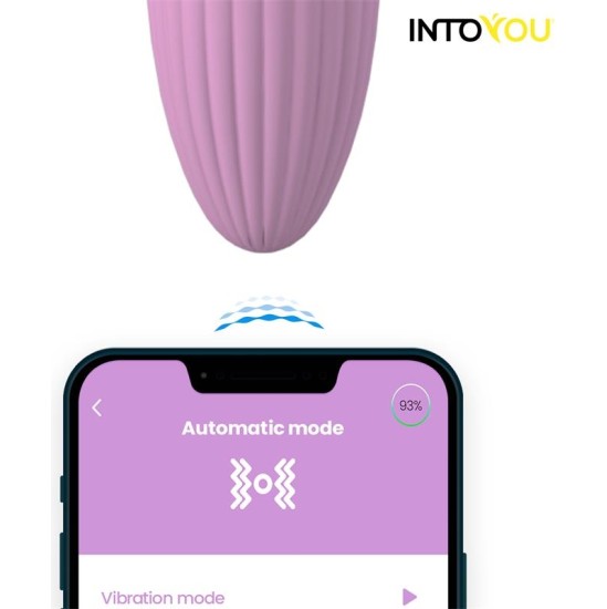 Intoyou App Series Vibreeriv muna koos pöörlevate helmeste ja APP USB-ga