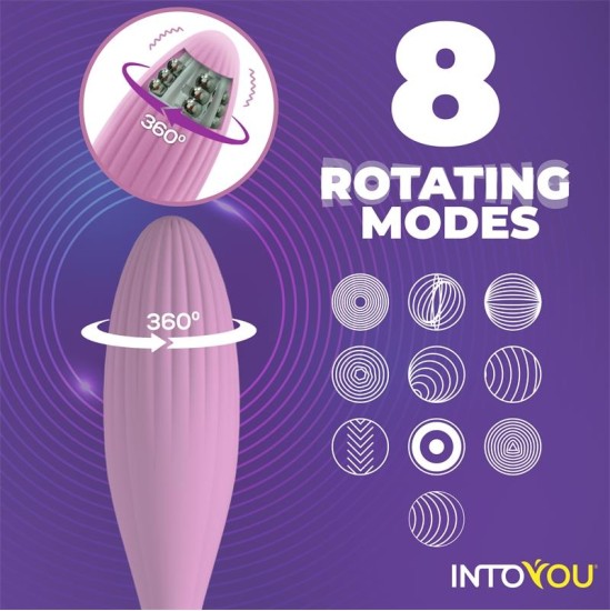 Intoyou App Series Vibrating Egg with Rotating Beads and APP USB