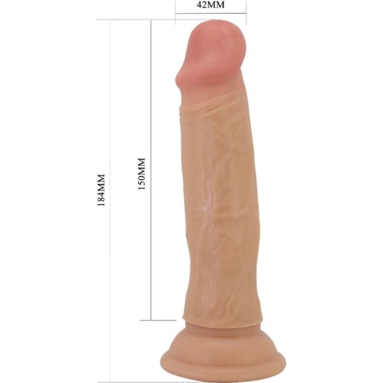 Pretty Love QUENTIN REALISTIC DILDO 18 CM MĪSTA