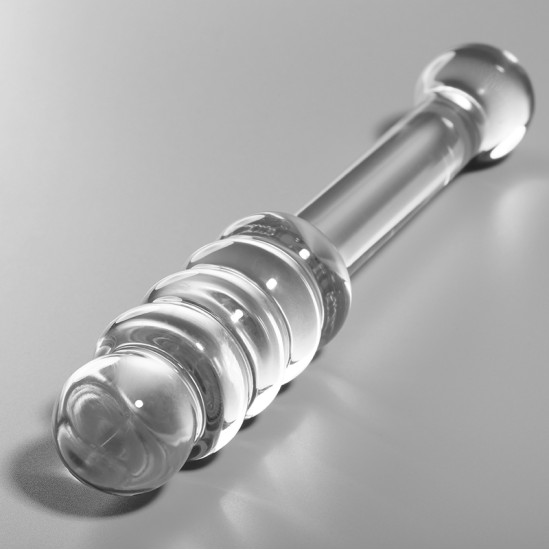 Nebula Series By Ibiza MODEL 20 DILDO BOROSILICATE GLASS 20.5 X 3 CM CLEAR