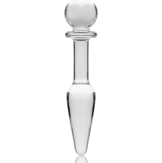 Nebula Series By Ibiza MODEL 7 ANAL PLUG BOROSILICATE GLASS 13.5 X 3 CM CLEAR