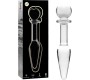 Nebula Series By Ibiza MODEL 7 ANAL PLUG BOROSILICATE GLASS 13.5 X 3 CM CLEAR