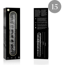 Nebula Series By Ibiza MODELIS 15 DILDO BOROSILIKĀTS STIKLS 18,5 X 3 CM DZIDRS