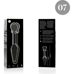 Nebula Series By Ibiza MODEL 7 ANAL PLUG BOROSILICATE GLASS 13.5 X 3 CM CLEAR