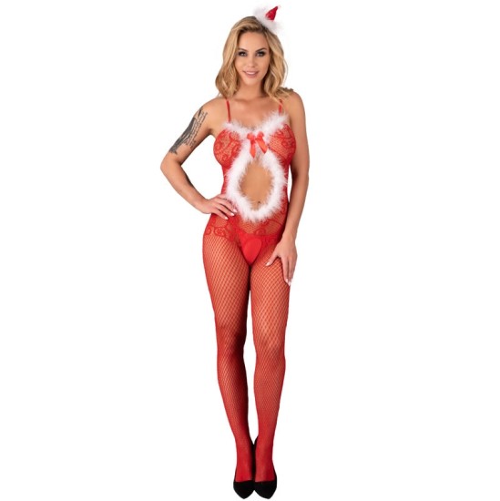 Livco Corsetti Bodystockings LIVCO CORSETTI FASHION — MAGALI LC 17178 BODYSTOCKING BEZKOKŠĶIRŠU ZIEMASSVĒTKI VIENS IZMĒRS