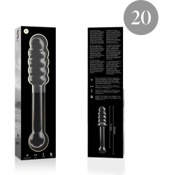 Nebula Series By Ibiza MODEL 20 DILDO BOROSILICATE GLASS 20.5 X 3 CM CLEAR