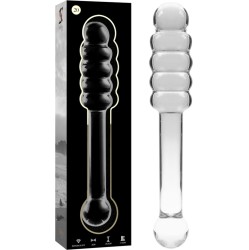 Nebula Series By Ibiza MODEL 20 DILDO BOROSILICATE GLASS 20.5 X 3 CM CLEAR