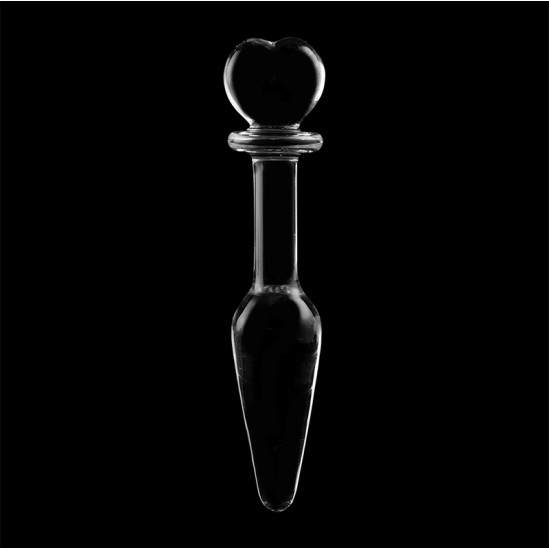 Nebula Series By Ibiza MODEL 7 ANAL PLUG BOROSILICATE GLASS 13.5 X 3 CM CLEAR