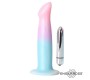 Dildox By Engily Ross Dildo ar Vibraci n Silicona L quida Krāsa Degradado y Ventosa 17 cm