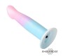 Dildox By Engily Ross Dildo ar Vibraci n Silicona L quida Krāsa Degradado y Ventosa 17 cm