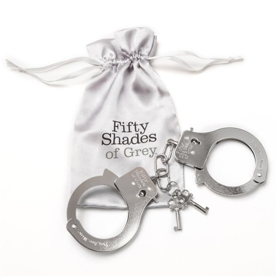 Fifty Shades Of Grey You Are Mine Metal Handcuffs