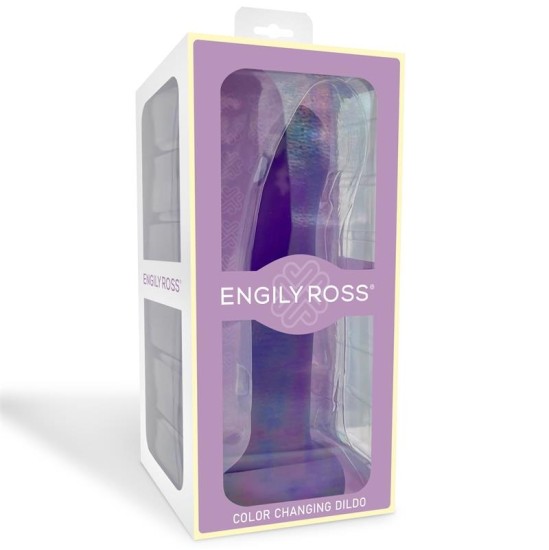 Dildox By Engily Ross Dildo que Cambia de Color P pura un Rosa Talla L Silicona L quida 21 cm