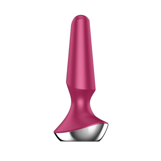 Satisfyer Plug-ilicious 2 vibrējošs kontaktspraudnis ar Connect App Berry